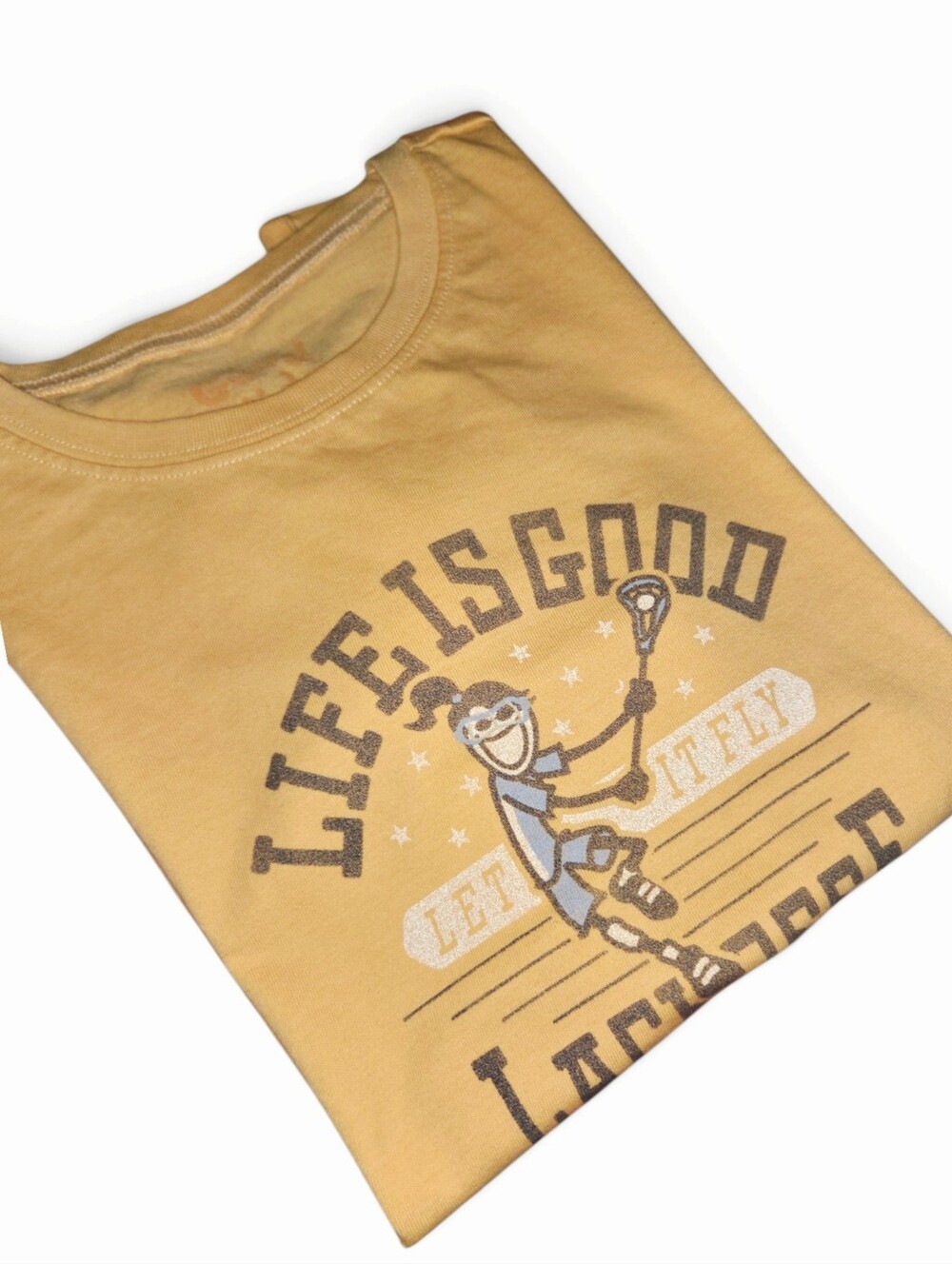 Life Is Good Girls Lacrose Tee